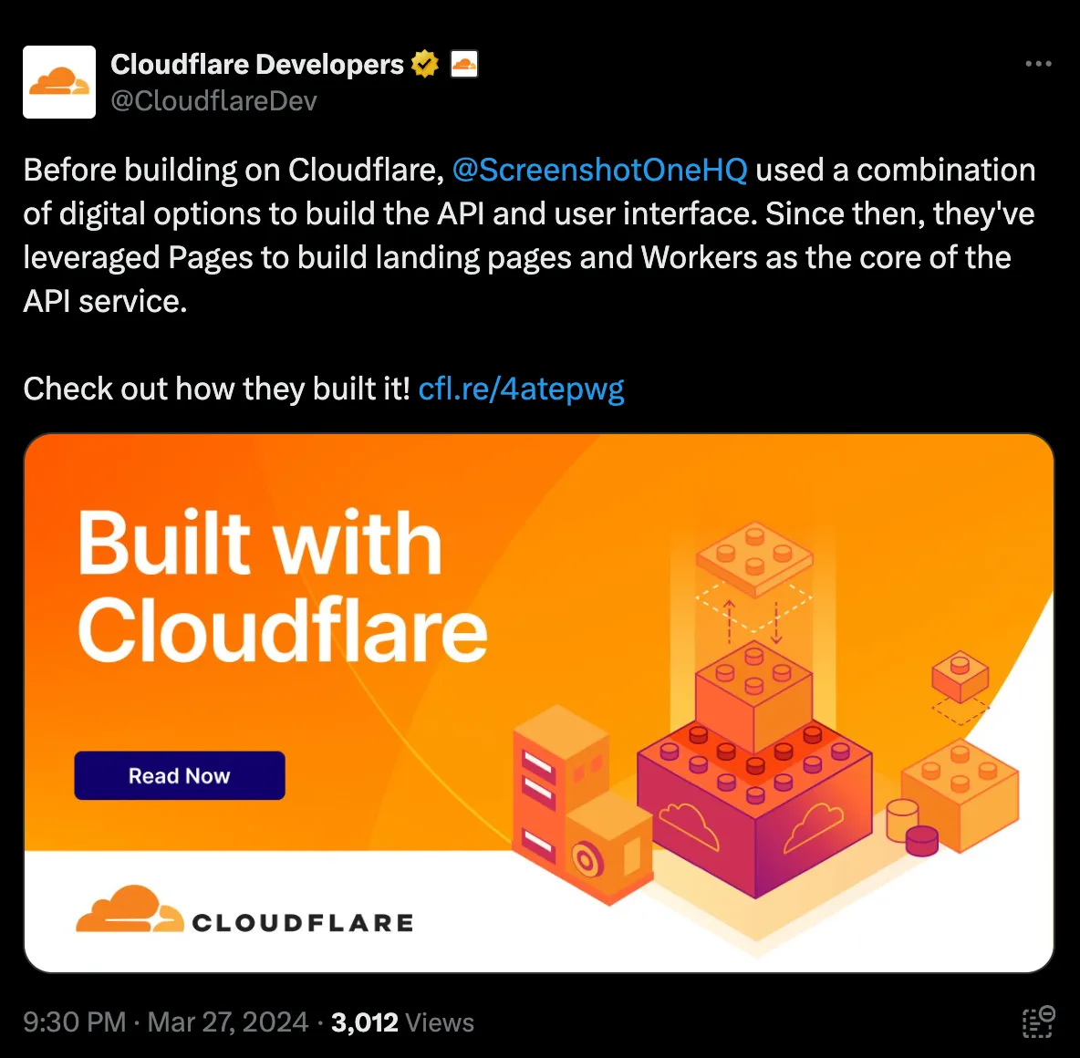 Cloudflare's Twitter