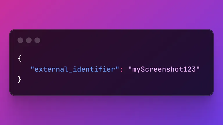 Added support of external identifiers