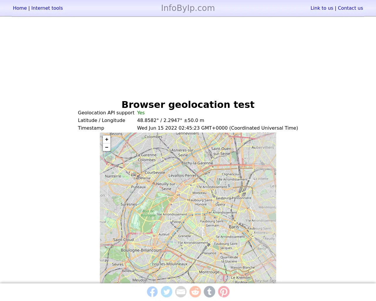 A screenshot from Eiffel Tower with accuracy in 50 meters taken by
screenshot API