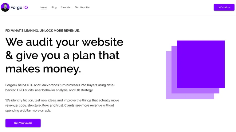 How Forge IQ automates visual CRO audits with ScreenshotOne