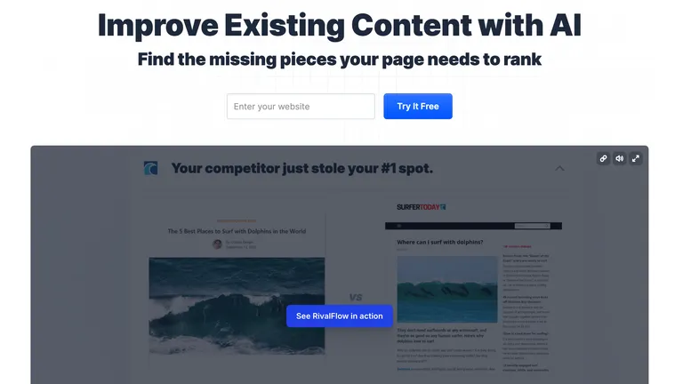 How RivalFlowAI uses ScreenshotOne to help its customers improve existing content
