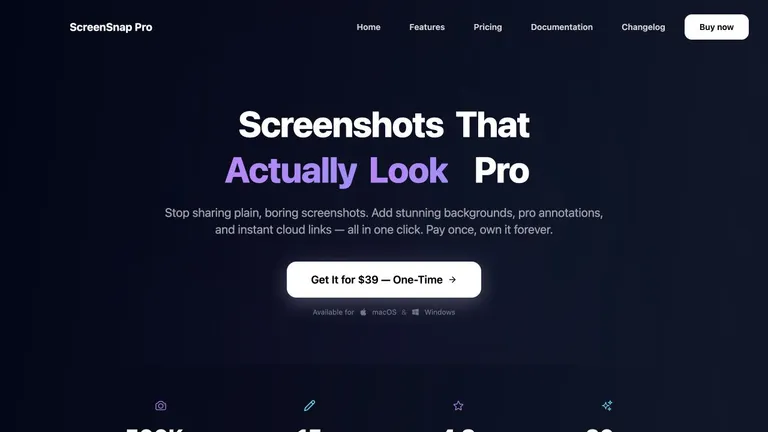 How ScreenSnap Pro uses ScreenshotOne for full-page website capture