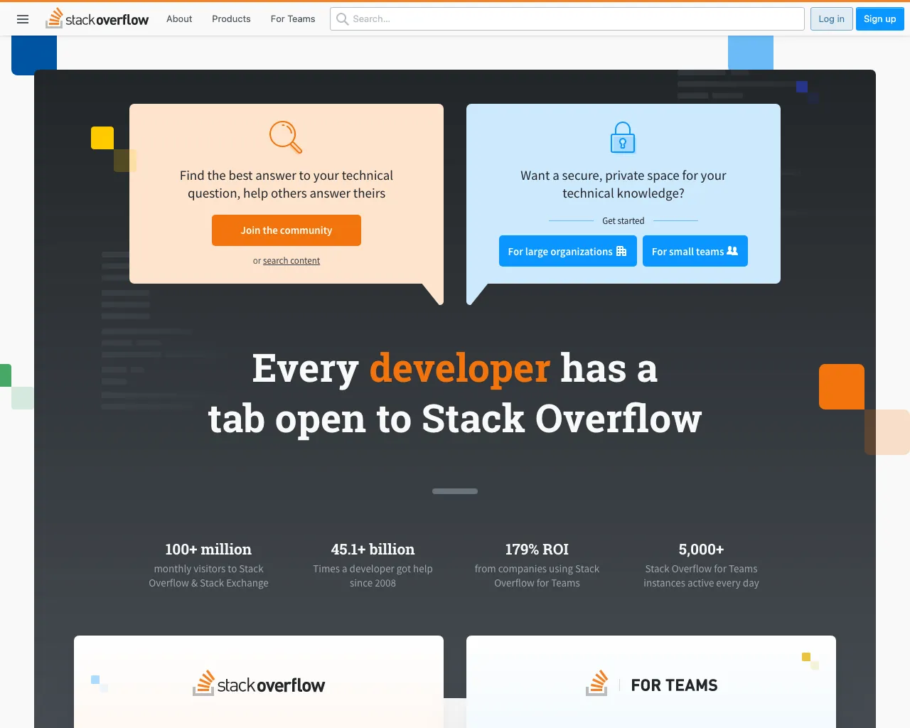 A screenshot of the StackOverflow site taken by screenshot
API