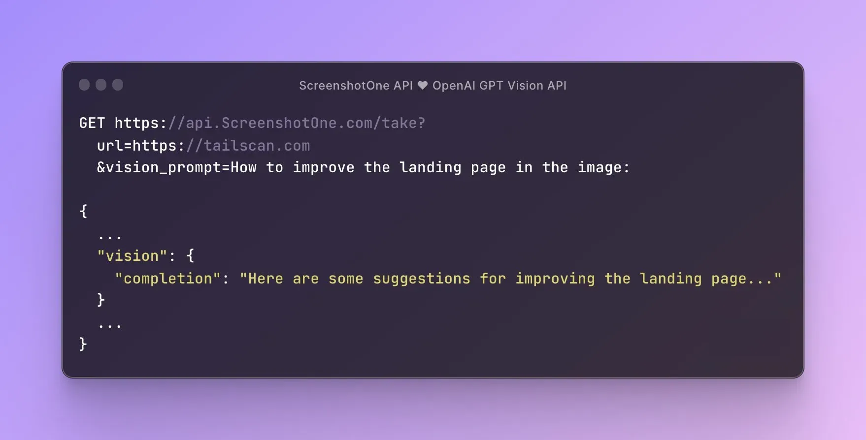 OpenAI Vision Integration Example